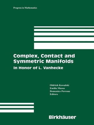 cover image of Complex, Contact and Symmetric Manifolds